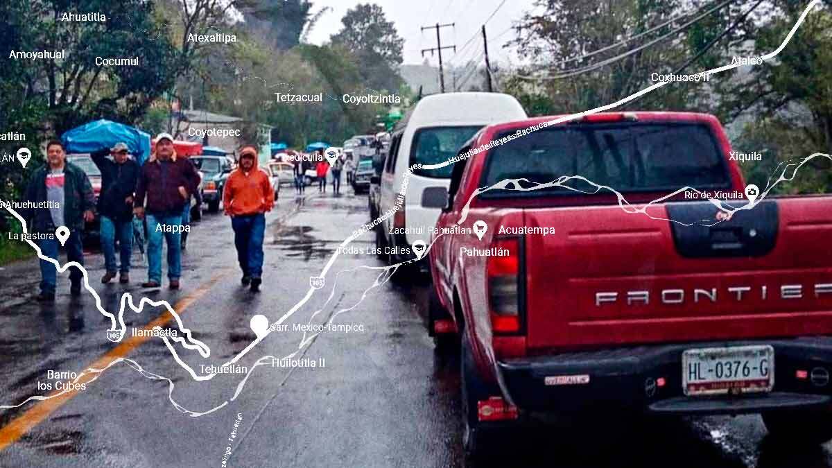 Por Segundo D A Bloquean Carreteras En Hidalgo