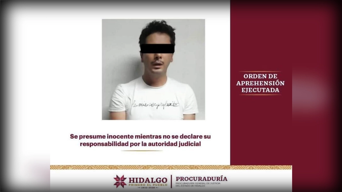 Exsecretario de finanzas del PRI en Hidalgo es detenido por abuso.
