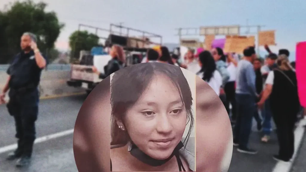 Desaparece Ariadna en Hidalgo; familiares cierran la autopista México-Pachuca.