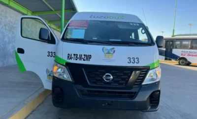 Agilizan viajes con nueva ruta alimentadora del Tuzobús en Nopancalco.