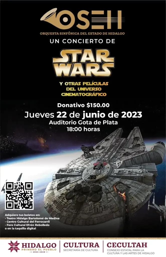 Sinfónica de Hidalgo revela fecha para concierto de Star Wars.