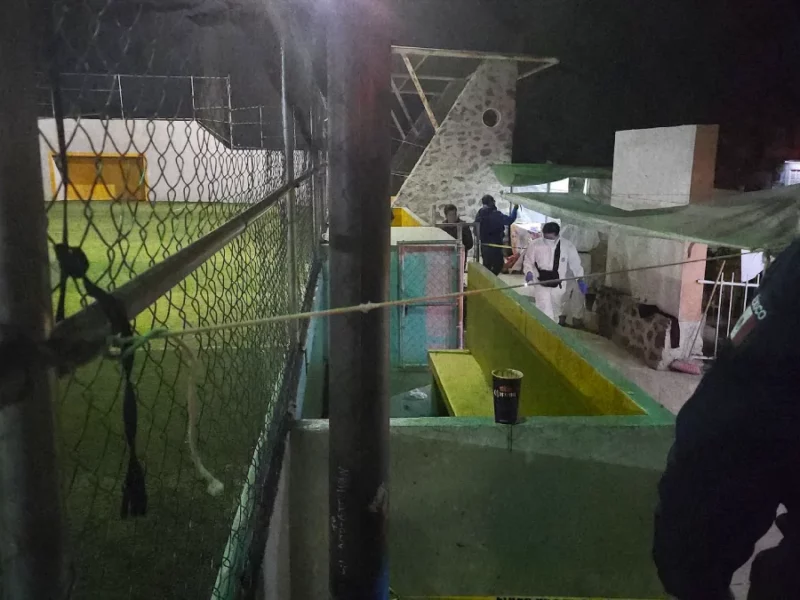 Balacera en partido de futbol en Atotonilco de Tula deja cinco muertos.