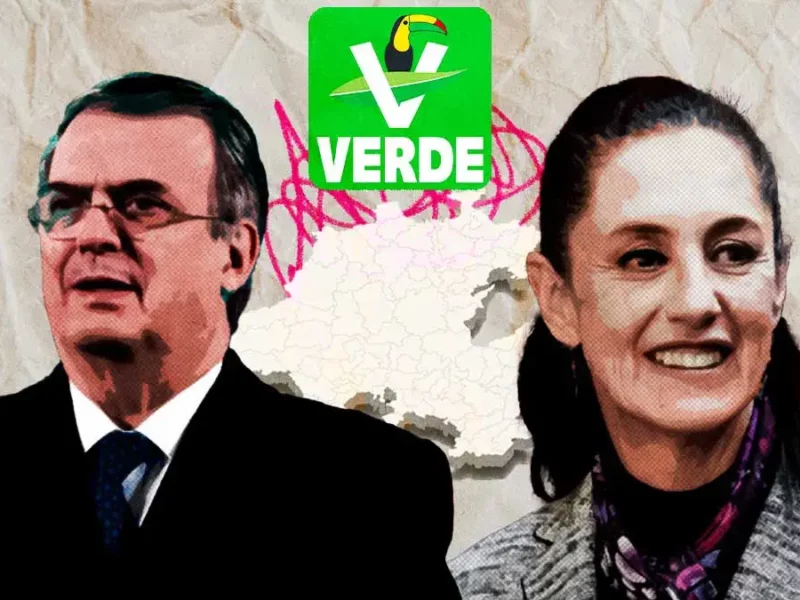 Partido Verde se “divide” el apoyo a Claudia Sheinbaum y Marcelo Ebrard en Hidalgo.