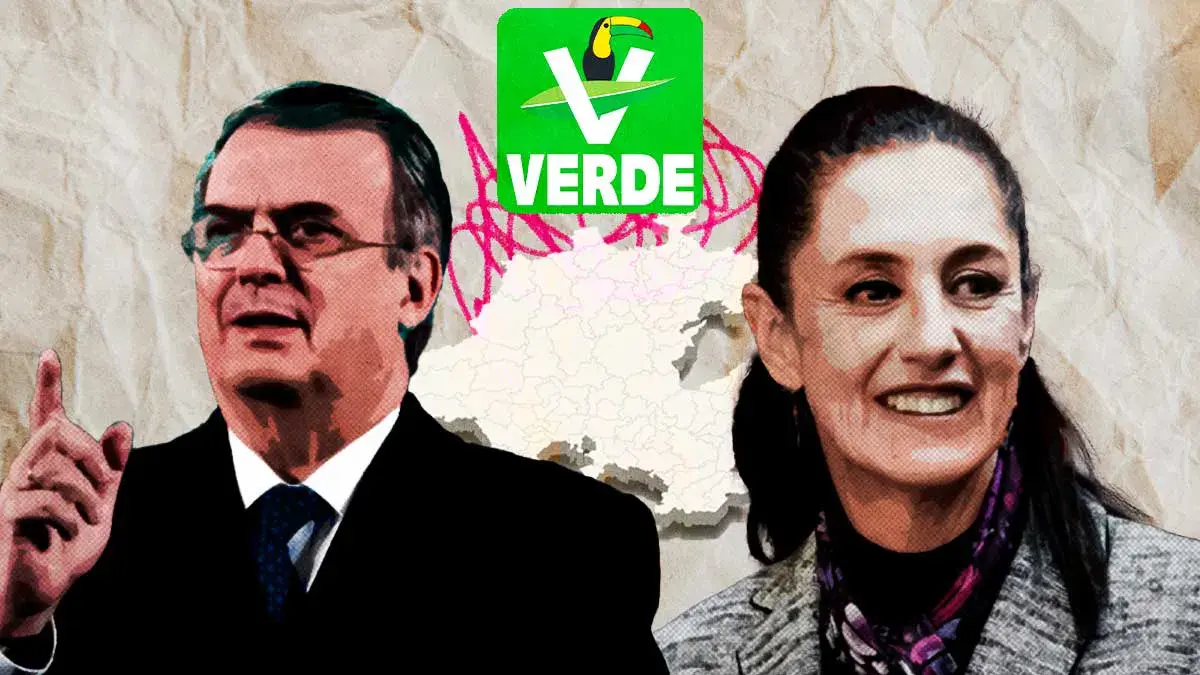 Partido Verde se “divide” el apoyo a Claudia Sheinbaum y Marcelo Ebrard en Hidalgo.