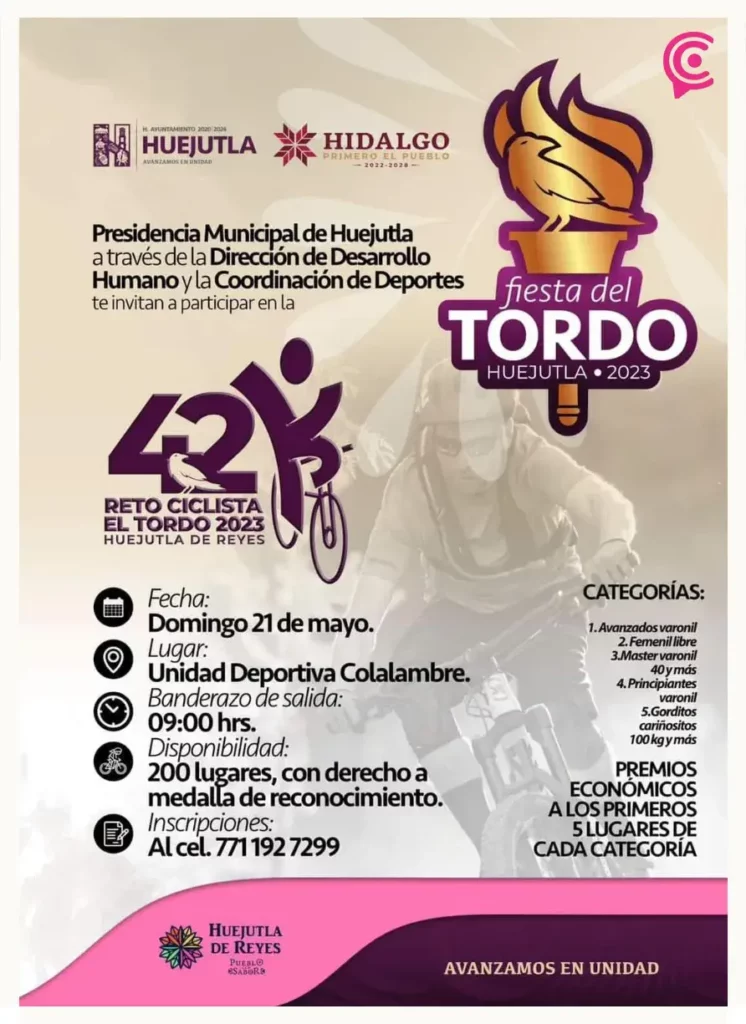 Estos son los torneos deportivos de la Fiesta del Tordo 2023 en Huejutla.