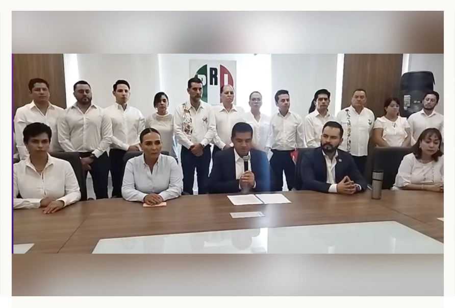 Desbandada del PRI Hidalgo; renuncia dirigencia y diputados siguiendo a Omar Fayad.
