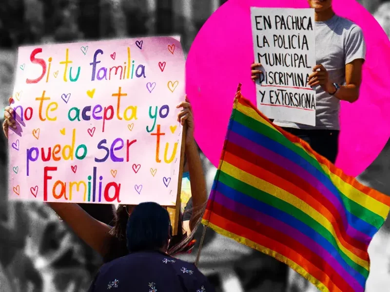 "Amor es amor”: Así fue la marcha del orgullo LGBTTTI+ en Pachuca, Hidalgo.