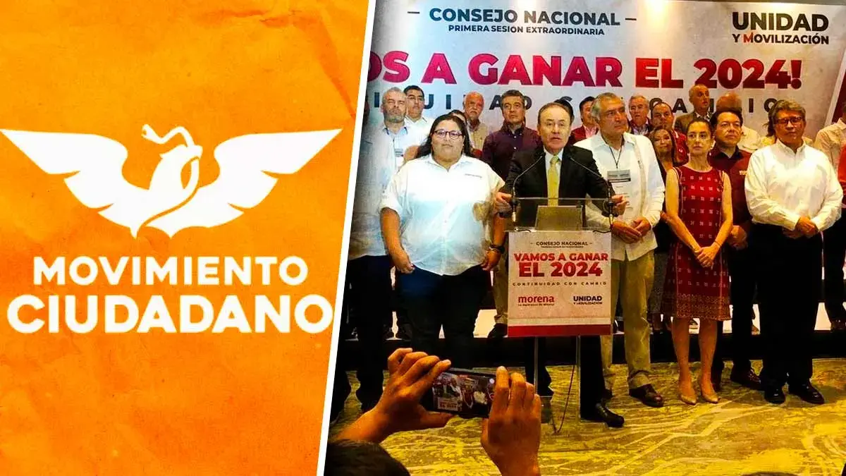 Movimiento Ciudadano impugna método de Morena para candidato a la presidencia.