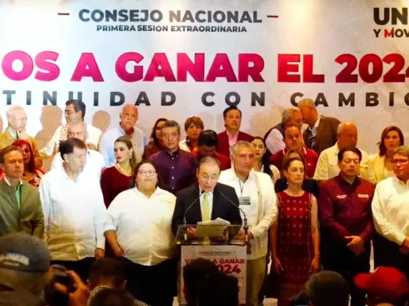 En septiembre, Morena anunciará a candidato a la presidencia de 2024.
