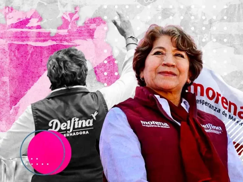Delfina Gómez, virtual gobernadora del Estado de México.