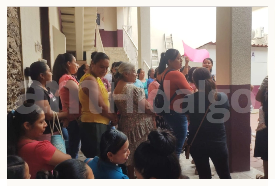 Habitantes de Coxhuaco protestan por falta de agua.