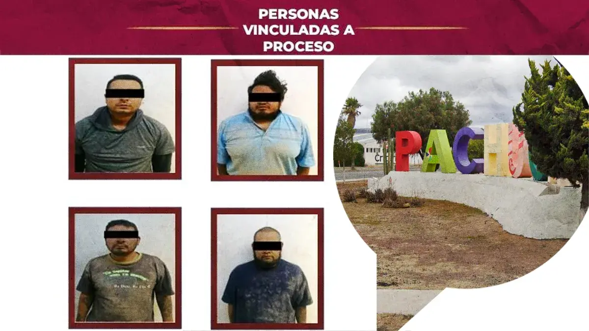 Vinculan a cuatro que dejaron restos humanos con narcomensaje en Pachuca.