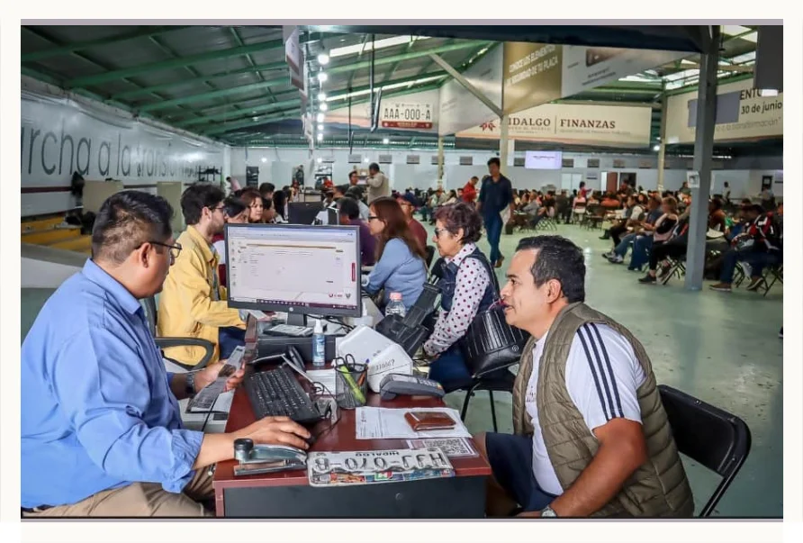 Gobierno espera alcanzar el 70% de reemplacamiento en Hidalgo.