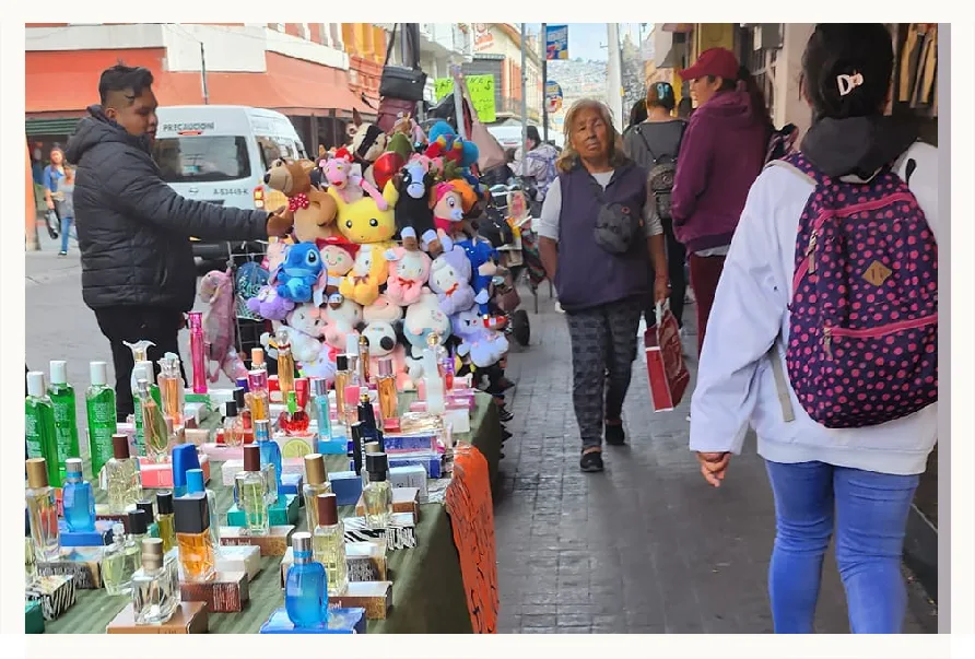 Hidalgo, cuarta entidad con más comercio informal; hay 72% de ambulantes.