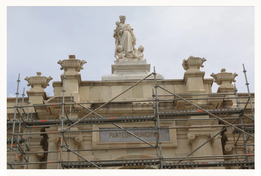 INAH concede permiso para remodelar fachada del Panteón Municipal de Pachuca.