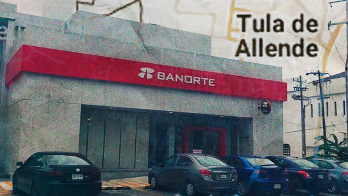 Asaltan a cuentahabiente de Banorte en Tula de Allende; le roban 200 mil pesos.