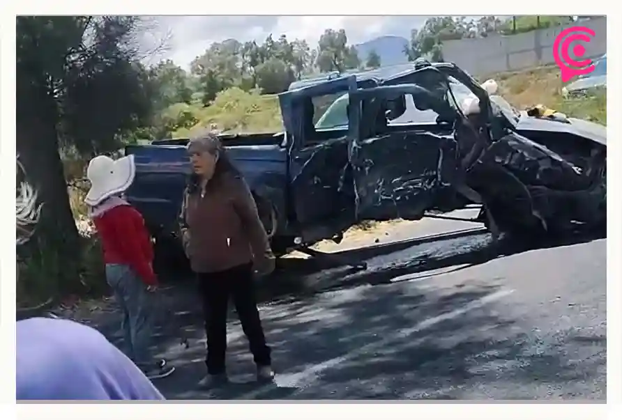Alcalde de Francisco I Madero choca en la carretera Boxtha-Actopan; autoridades detienen a chofer