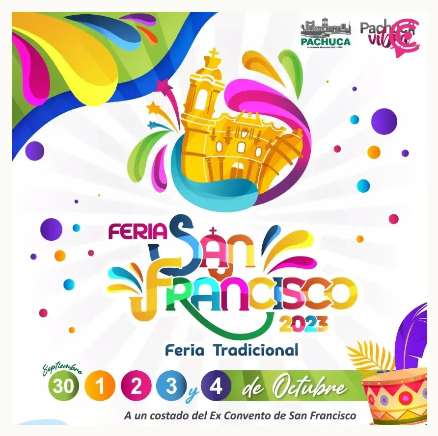 Tradicional Feria de San Francisco en Pachuca 2023.