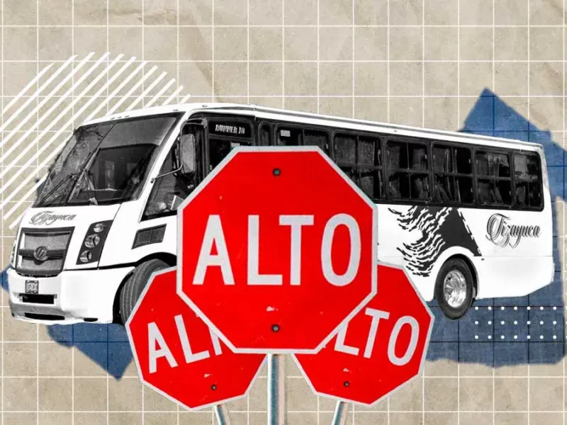 Línea Autobuses México–Tizayuca realiza otro paro; acusan inacción del Edomex