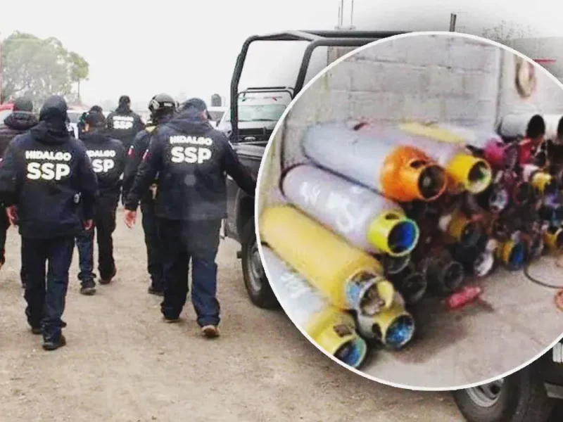 Desarticulan centros de distribución de gas LP robado en Hidalgo; hay nueve detenidos