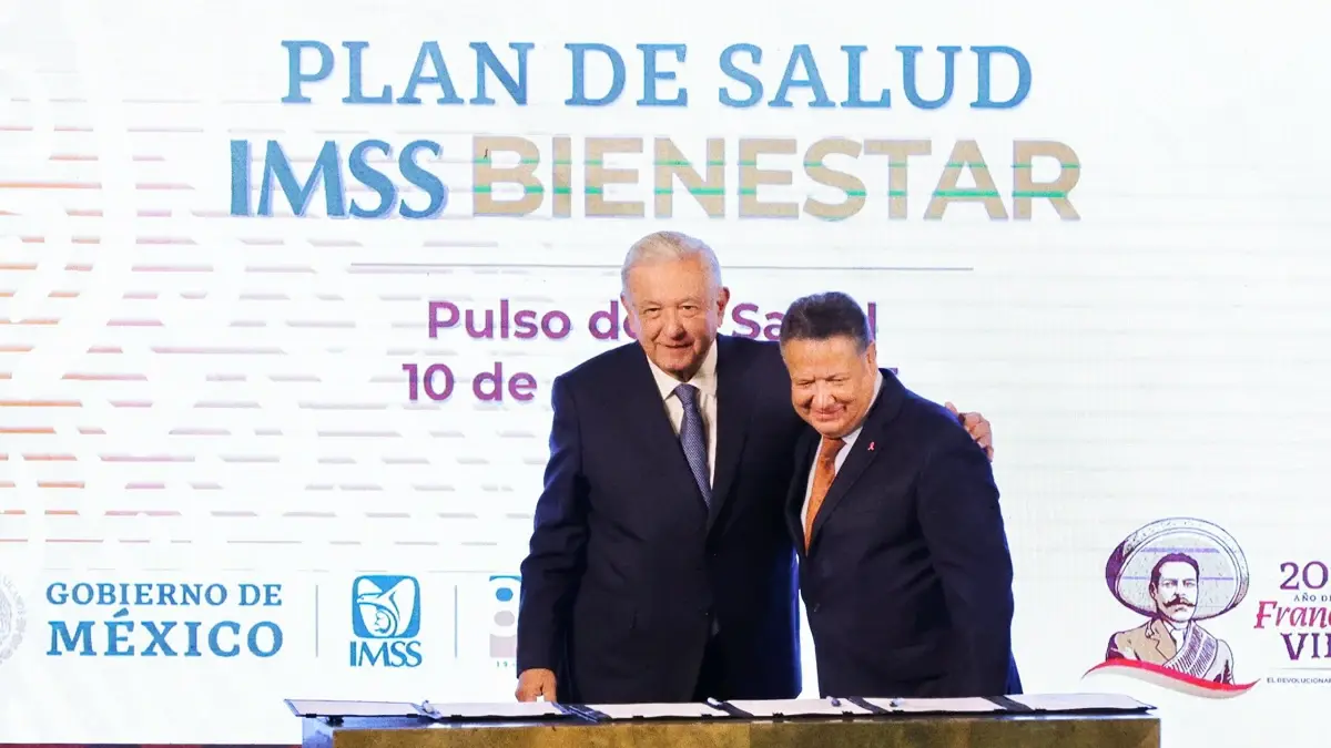 Concreta Hidalgo su incorporación al IMSS-Bienestar; gobernadores firman acuerdo