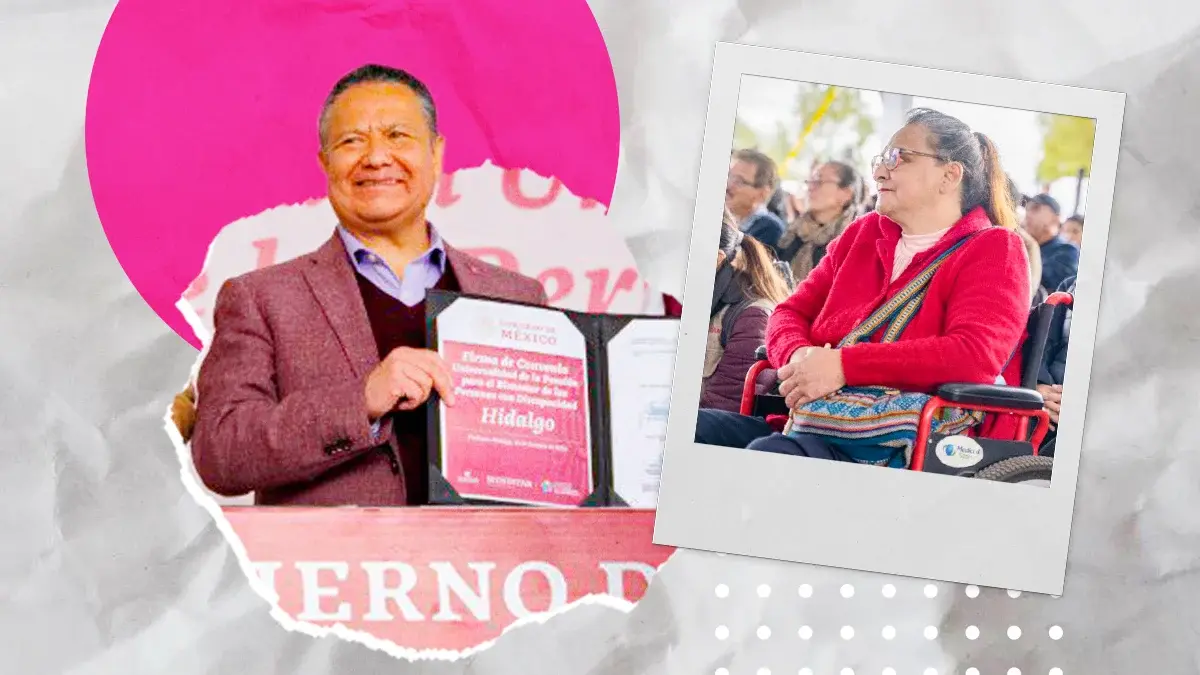Gobernador de Hidalgo firma convenio de pensiones universales para personas con discapacidad