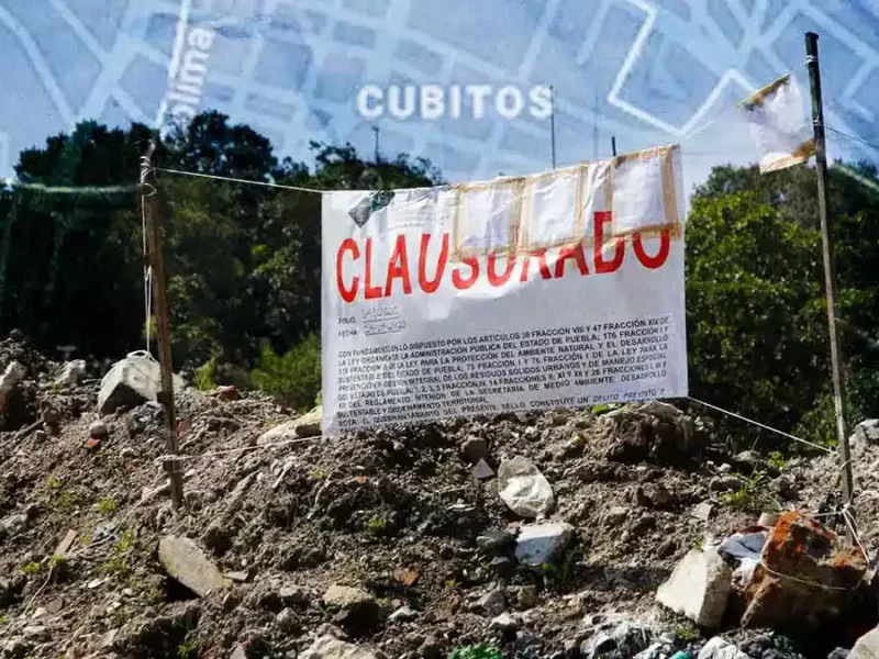 Semarnath clausura vertedero clandestino en Parque Ecológico Cubitos, Pachuca
