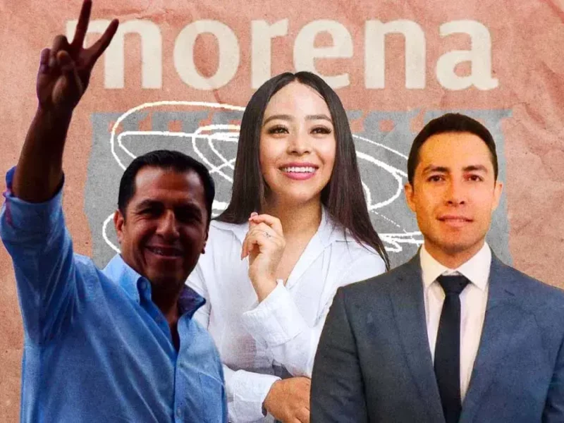 Ellos son los tres principales aspirantes de Morena a la presidencia de Pachuca para el 2024