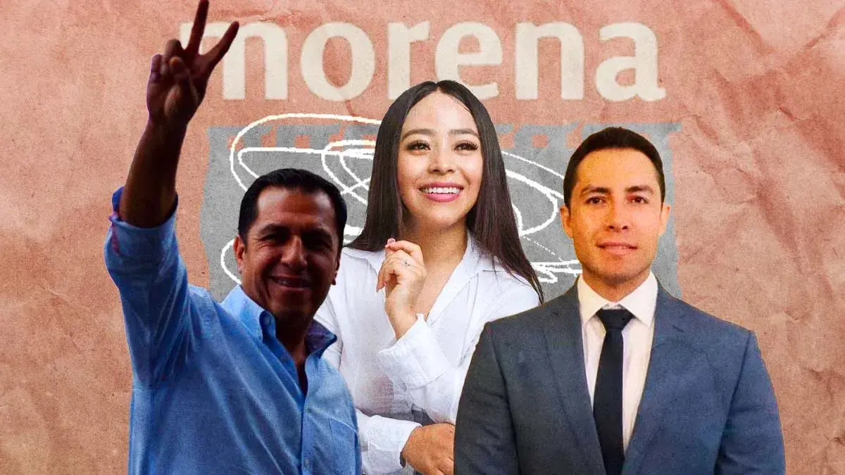 Ellos son los tres principales aspirantes de Morena a la presidencia de Pachuca para el 2024