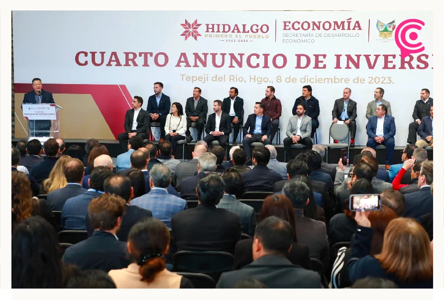 Julio Menchaca anuncian cuarto paquete de inversiones en Hidalgo por 13 mil mdp