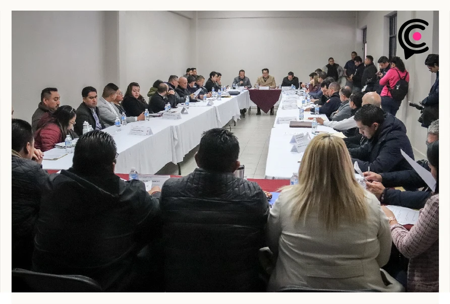 Reunión de seguridad en Hidalgo.