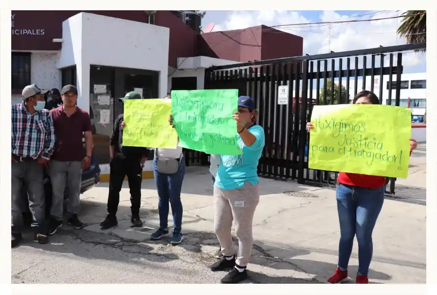 Protestan por despido de trabajador de CAASIM; Comisión acusa que hacía tomas clandestinas