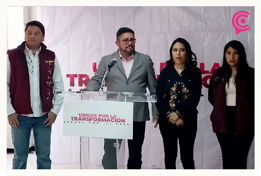Morena pide a militancia aceptar a Simey Olvera y Cuauhtémoc Ochoa como fórmulas al Senado por Hidalgo