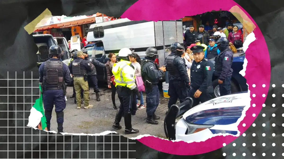 Detienen a dos mujeres por pelea frente al Mercado 1 de Mayo en Pachuca