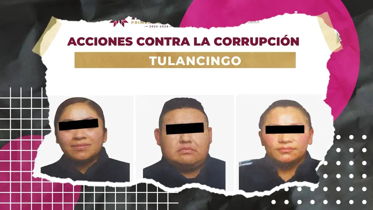 Detienen a tres policías estatales por robar a persona varada en carretera en Hidalgo