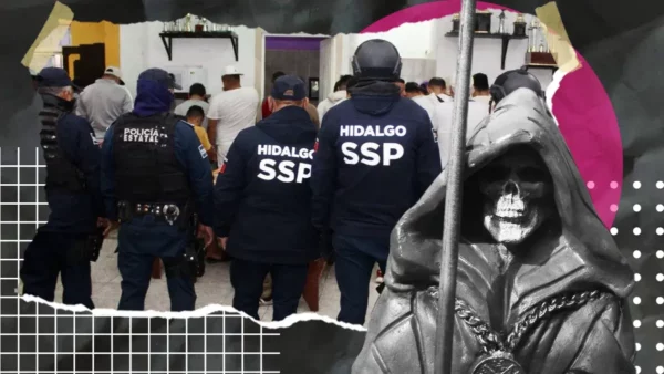 En operativo, incautan drogas, armamento y altar de la Santa Muerte en CERESO de Pachuca