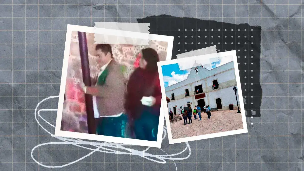 Graban ebrio a presidente municipal de Zempoala bailando “tubo” en un poste callejero