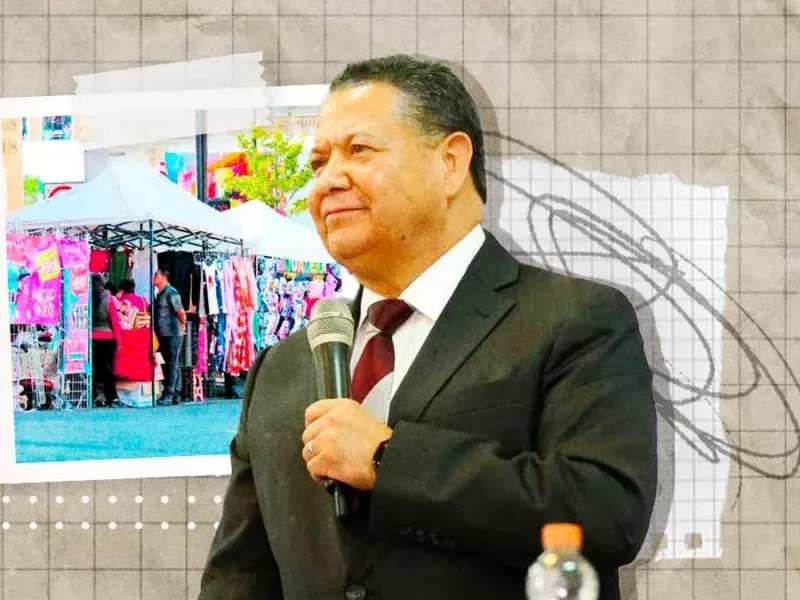 Julio Menchaca respalda operativos contra vendedores ambulantes en Pachuca