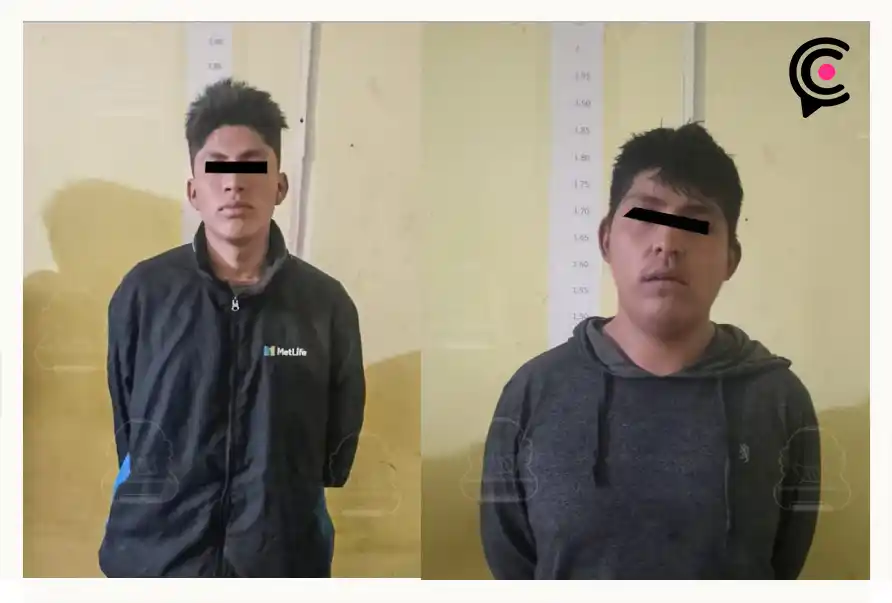 Detienen a dos sujetos por robo a Centro de Salud en Tezontepec de Aldama