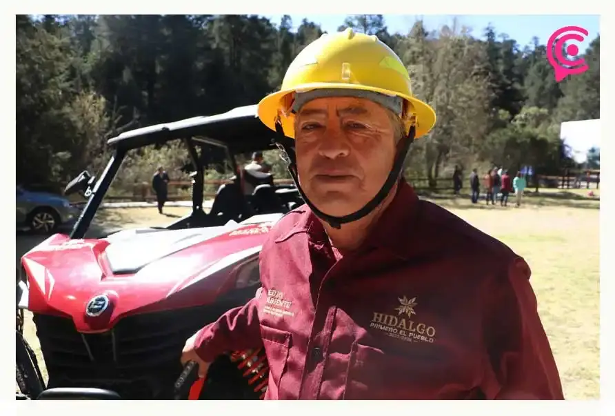 Semarnath se prepara para combatir incendios forestales en Singuilucan, Hidalgo
