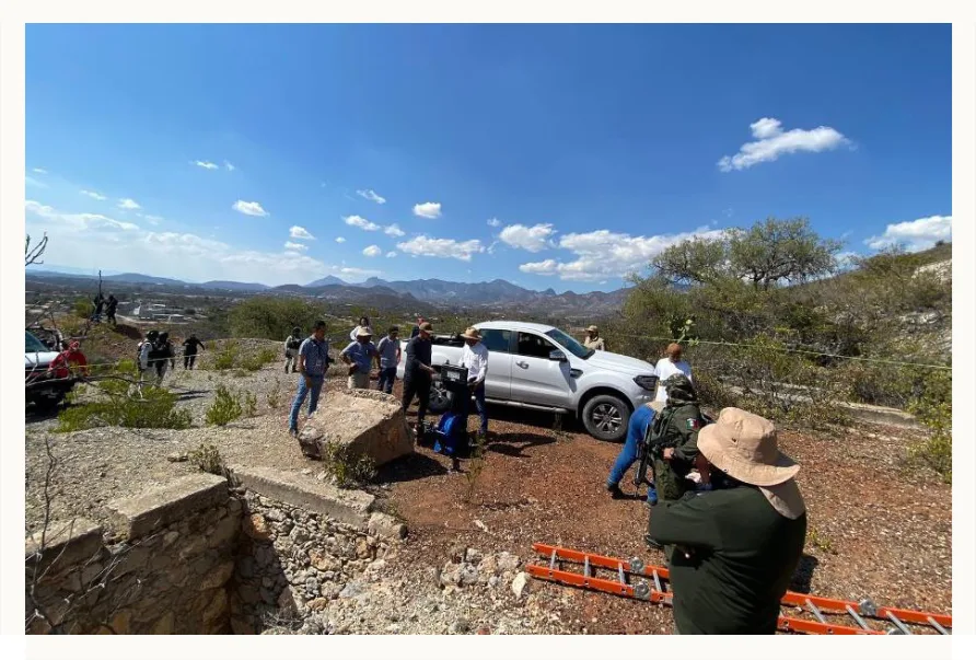Encuentran fosa clandestina con restos humanos en zona minera de Hidalgo 