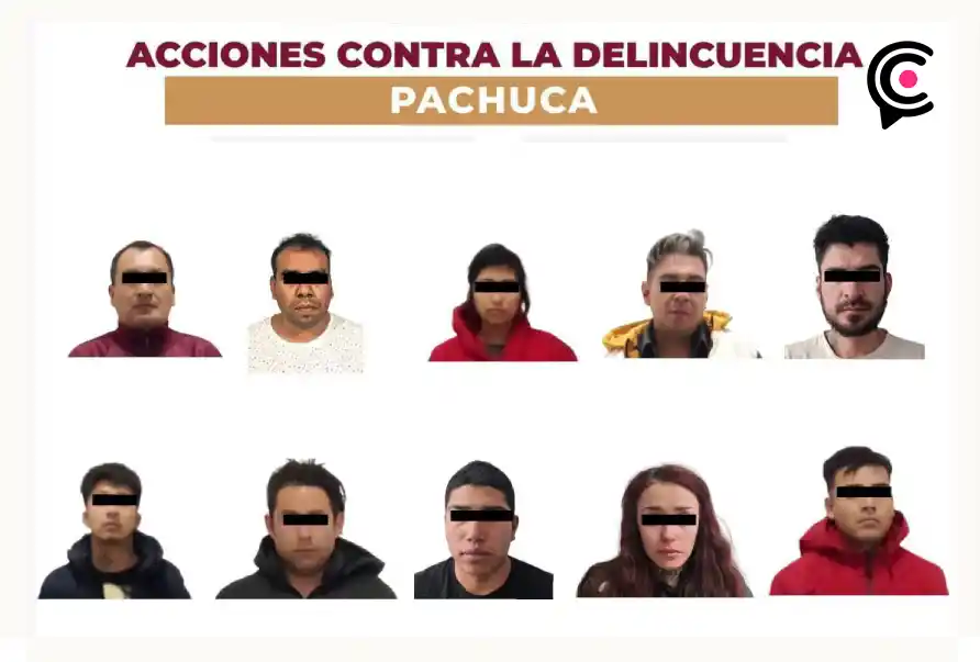 Desarticulan a grupo delictivo dedicado al robo de supermercados y tiendas en Pachuca
