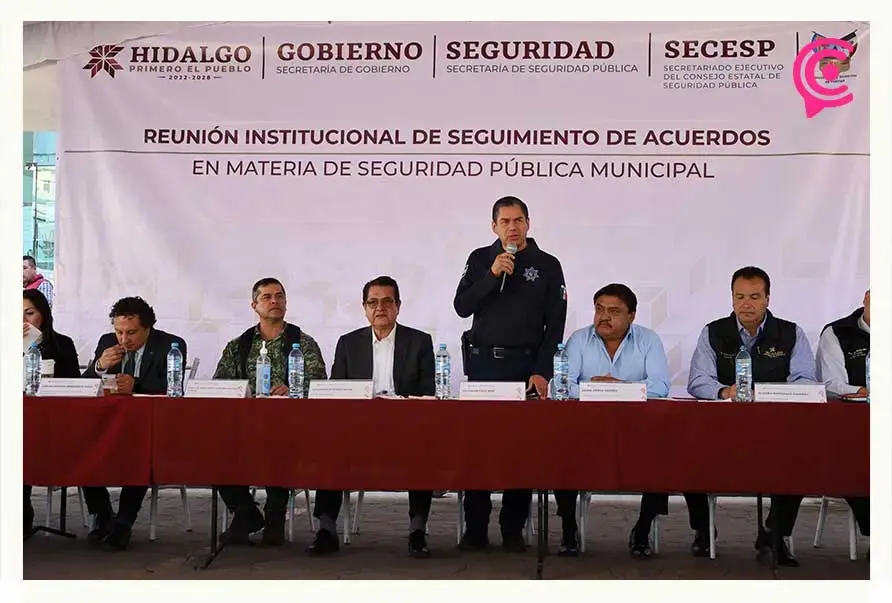 Evalúan desempeño de policías municipales para mantener la seguridad pública en Hidalgo
