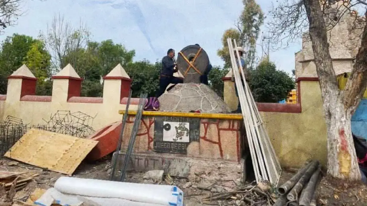 Acusan a director del INAH por daño en pieza prehispánica en Atotonilco de Tula