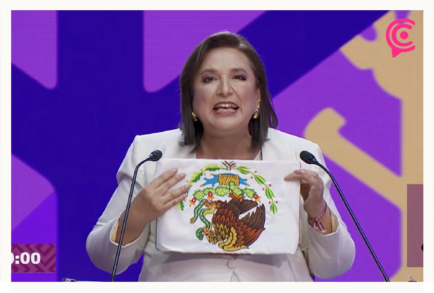 Xóchitl Gálvez en primer debate