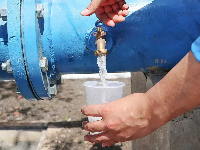 Arranca operación de pozo de agua para Juan C Doria y más colonias de Pachuca