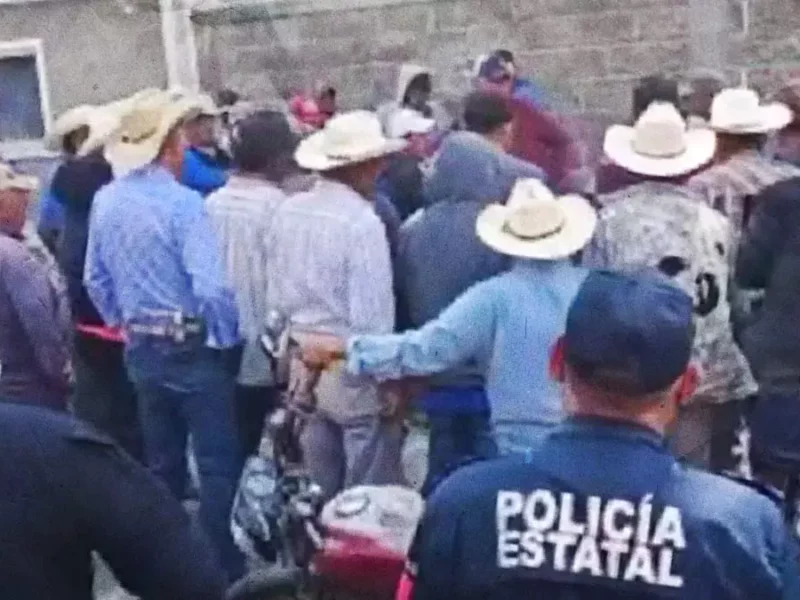 Campesinos protestan por falta de agua en Valle del Mezquital, en Hidalgo