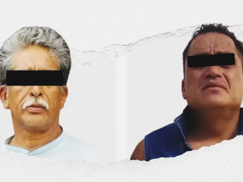 Detienen a dos hombres por acoso sexual y violencia familiar en Pachuca, Hidalgo.
