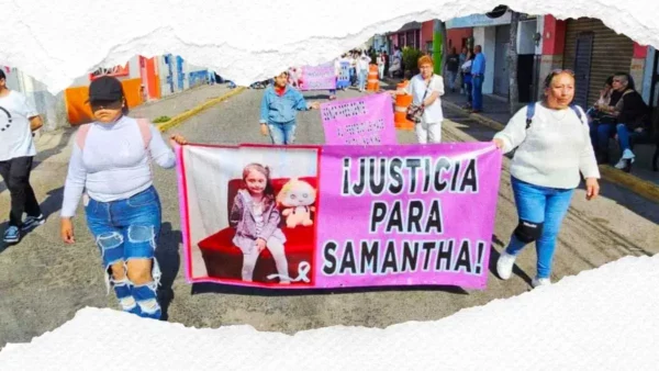 Protestan para exigir justicia por Samantha, niña asesinada en Tulancingo,