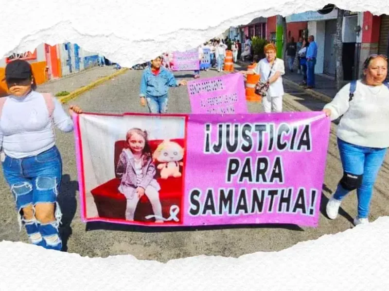 Protestan para exigir justicia por Samantha, niña asesinada en Tulancingo,